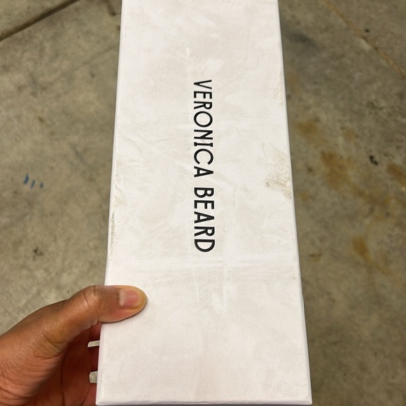 NEW $350 Veronica Beard Women's denim Blue Ballet Flats shoes size 7.5 - Picture 3 of 6